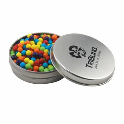 Round Tin with Mini Jawbreakers - SBF2900 - Custom Canvas Now