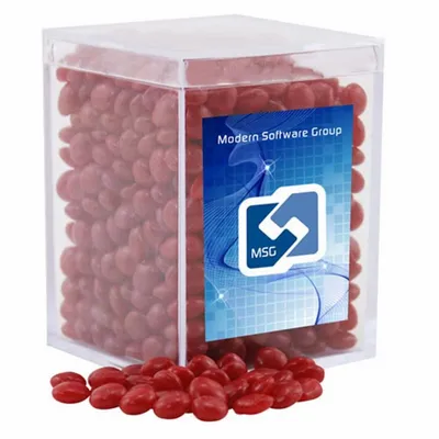 Acrylic Box with Red Hots - Small - Custom Canvas Now