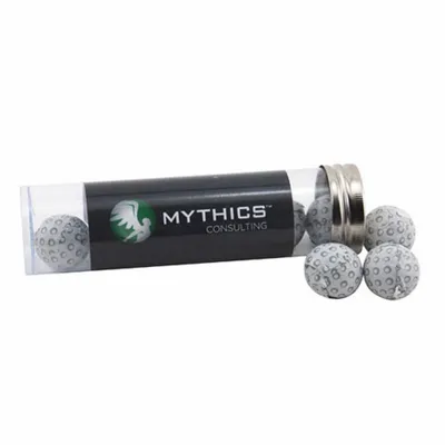 Tube with Chocolate Golf Balls - TRB650 - Custom Canvas Now