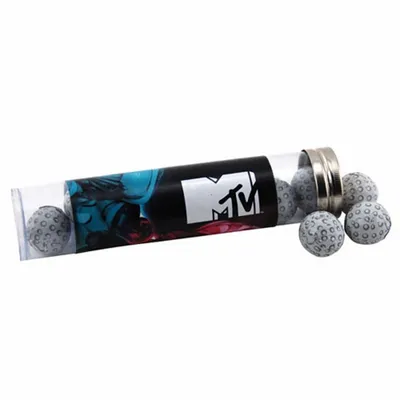 Tube with Chocolate Golf Balls - TRB660 - Custom Canvas Now