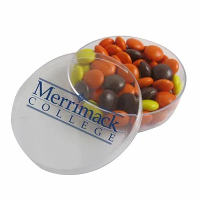 Small Round Acrylic with Reese's Pieces - Custom Canvas Now