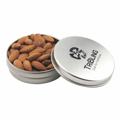Round Tin with Almonds 2" - Custom Canvas Now