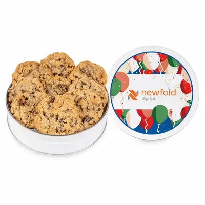 Fresh Beginnings Oatmeal Raisin Cookie Tin (Small) - Custom Canvas Now