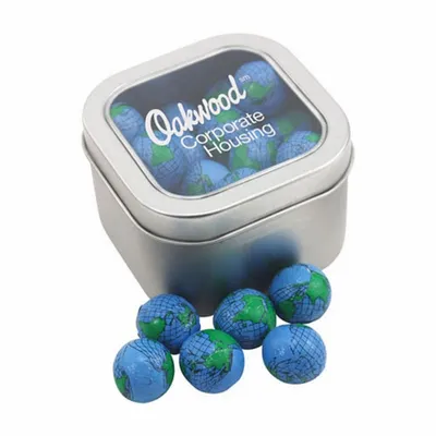 Window Tin with Chocolate Globes - SBF2700 - Custom Canvas Now