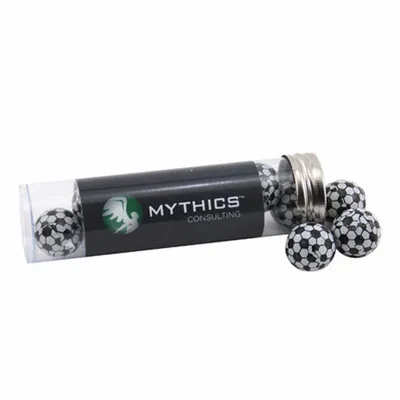 Tube with Choc Soccer Balls - TRB650 - Custom Canvas Now
