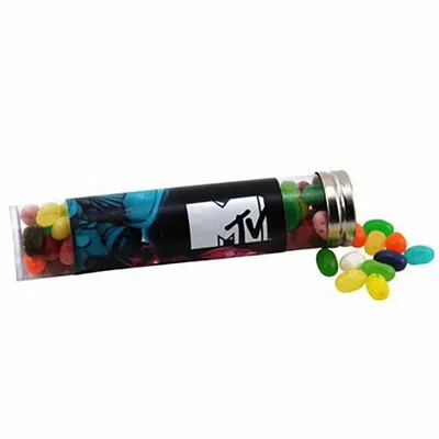 Large 6" Candy Tube with Jelly Belly - Custom Canvas Now