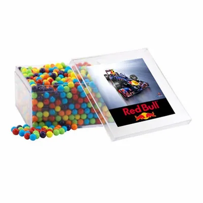 Acrylic Box with Mini Jawbreakers - Large - Custom Canvas Now