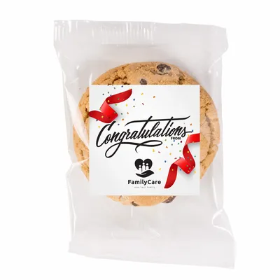 Fresh Beginnings Individually Wrapped Chocolate Chip Cookie - Custom Canvas Now