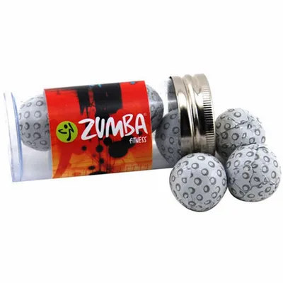 Tube with Chocolate Golf Balls - TRB610 - Custom Canvas Now