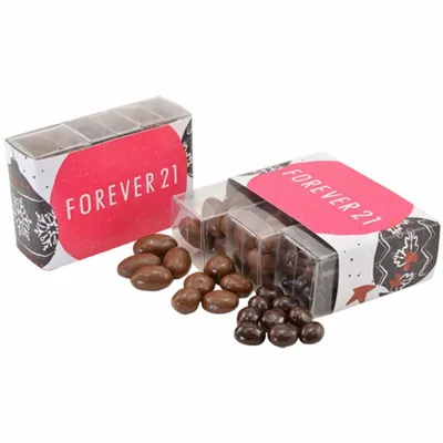 3 Way Chocolate Covered Shareable Acetate Box - Custom Canvas Now