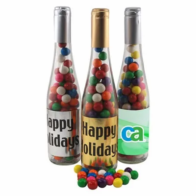 Champagne Bottle with Gumballs 11" - Custom Canvas Now