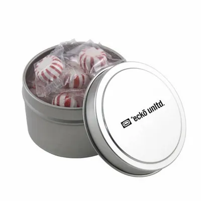 Round Tin with Starlight Peppermints - SBF3100 - Custom Canvas Now