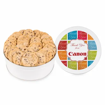 Fresh Beginnings Chocolate Chip Cookie Tin (Large) - Custom Canvas Now