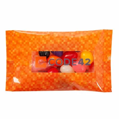 1oz. Full Color DigiBag™ with Assorted Jelly Beans - Custom Canvas Now