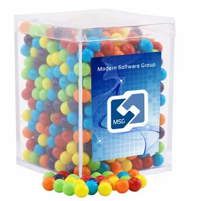Acrylic Box with Mini Jawbreakers - Small - Custom Canvas Now