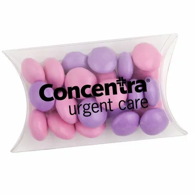 Small Pillow Acetate Box with Chocolate Buttons - Custom Canvas Now