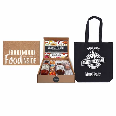 License to Grill - BBQ Gourmet Kit with Tote - Custom Canvas Now