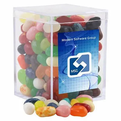 Small Acrylic Candy Box with Jelly Belly - Custom Canvas Now