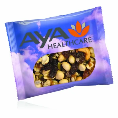 2oz. Full Color DigiBag™ with Raisin Nut Trail Mix - Custom Canvas Now