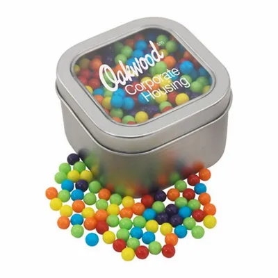 Window Tin with Mini Jawbreakers - SBF2700 - Custom Canvas Now