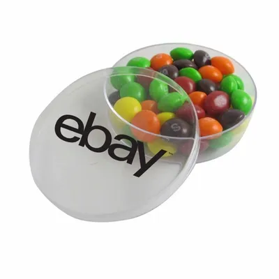 Small Round Acrylic with Skittles - Custom Canvas Now