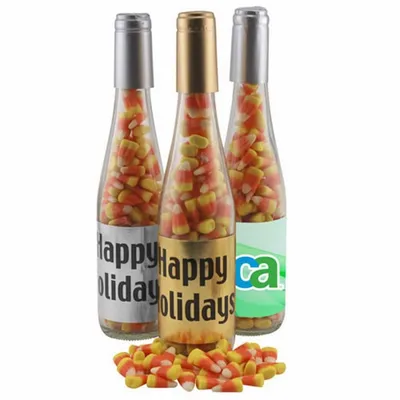 Champagne Bottle w/ Candy Corn 11" - Custom Canvas Now
