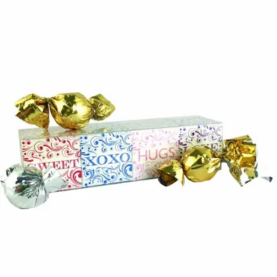 4 Cube Acetate Gift Box with Truffles - Custom Canvas Now