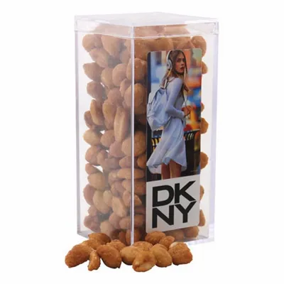 Acrylic Box with Honey Roasted Peanuts - Medium - Custom Canvas Now