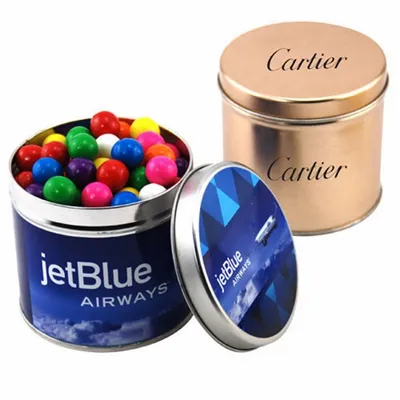 Round Tin with Gumballs - SBF4100 - Custom Canvas Now