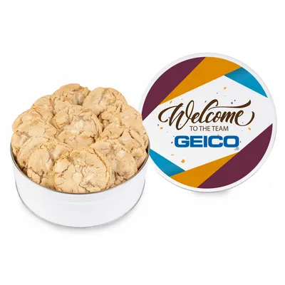 Fresh Beginnings Macadamia Nut Cookie Tin - Custom Canvas Now