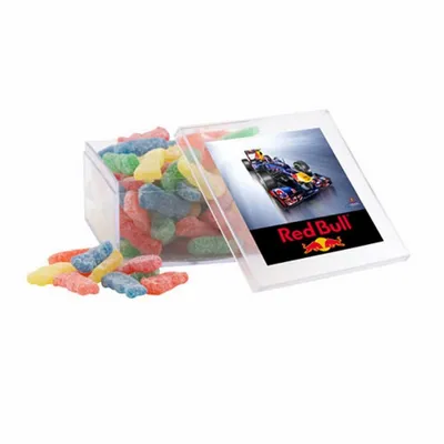Acrylic Box with Sour Patch Kids - Large - Custom Canvas Now