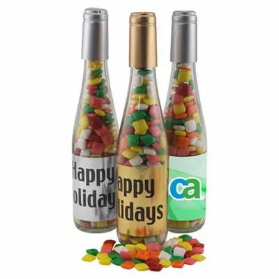 Champagne Bottle w/ Mini Chicklets 11" - Custom Canvas Now