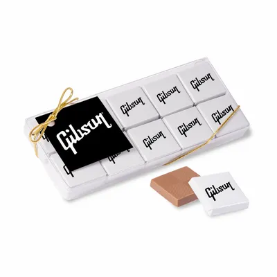 Twenty Piece Chocolate Foiled Square Box - Custom Canvas Now