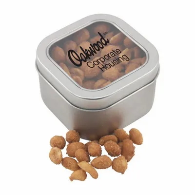 Window Tin with Honey Roasted Peanuts - SBF2700 - Custom Canvas Now