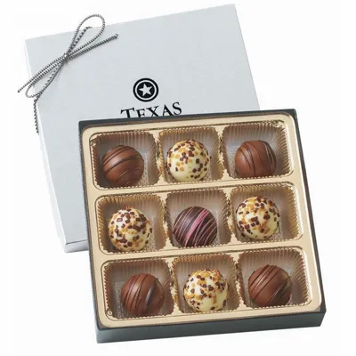 Truffle Gift Box with 9 Truffles - Custom Canvas Now
