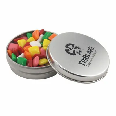 Round Tin with Mini Chicklets - SBF2900 - Custom Canvas Now