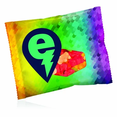 Clever Candy 2oz. Full Color DigiBag™ with Gummy Bears - Custom Canvas Now