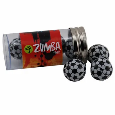 Tube with Choc Soccer Balls - TRB610 - Custom Canvas Now