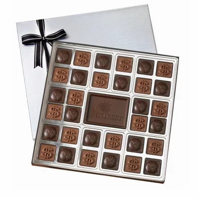 Custom Chocolate Squares Gift Box (3 lbs.) - Custom Canvas Now