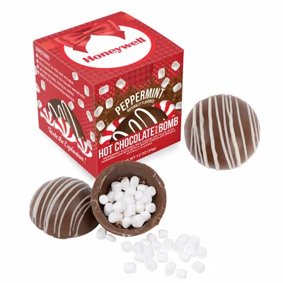 Hot Cocoa Bomb - Peppermint Flavor - Custom Canvas Now