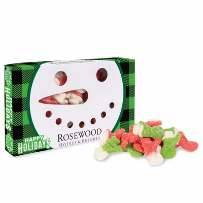 Snowman Die Cut Box with Gummy Snowmen - Custom Canvas Now