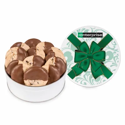 Fresh Beginnings Dipped Chocolate Chip Cookie Tin - Custom Canvas Now