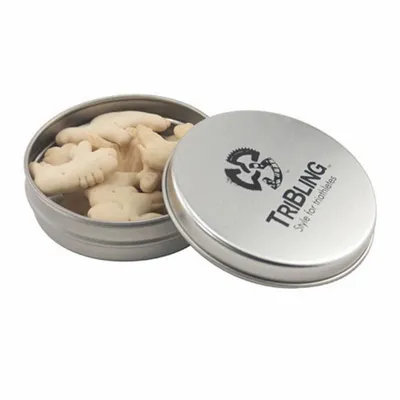 Round Tin with Animal Crackers - SBF2900 - Custom Canvas Now