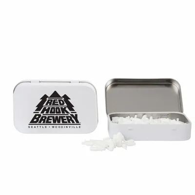 Rectangular Tin with Bottle Shaped Mints - Custom Canvas Now