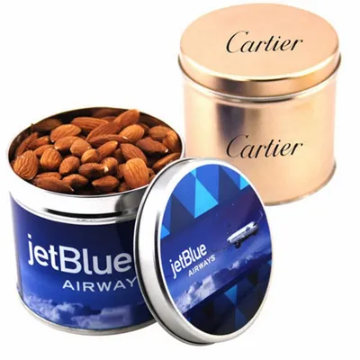 Round Tin with Almonds 3" - Custom Canvas Now