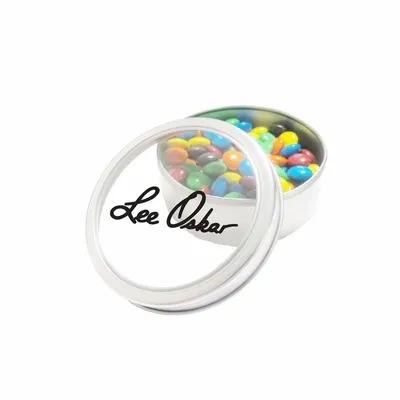 M&M'S® in Large Top View Tin - Custom Canvas Now