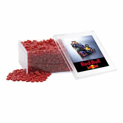 Acrylic Box with Red Hots - Large - Custom Canvas Now