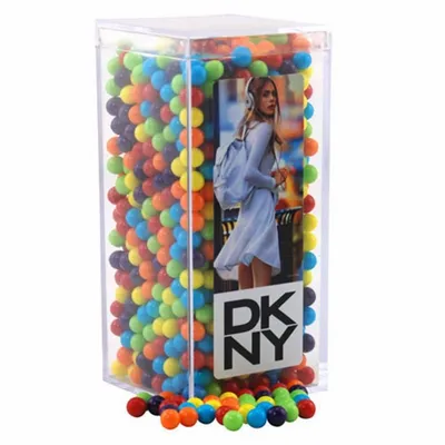 Acrylic Box with Mini Jawbreakers - Medium - Custom Canvas Now