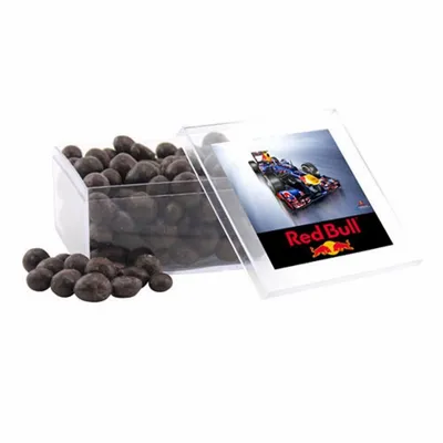 Acrylic Box with Choc Espresso Beans - Large - Custom Canvas Now