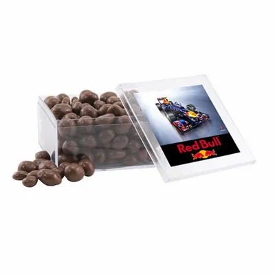 Acrylic Box with Choc Covered Peanuts - Large - Custom Canvas Now